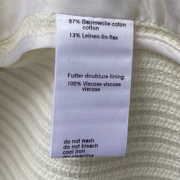 AKRIS Punto Linen Cotton‎ Blazer Size 8 - Picture 8 of 8